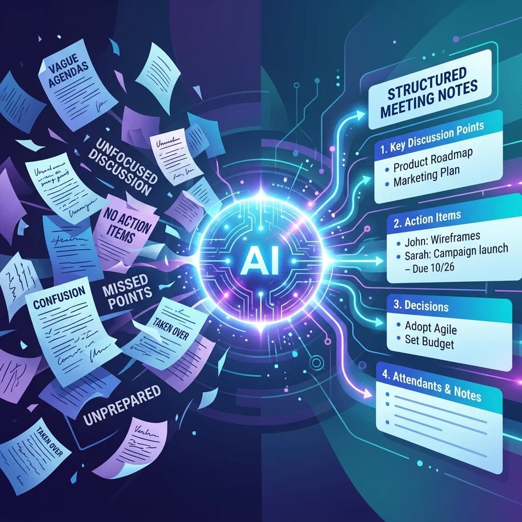 10 Common Meeting Mistakes That Kill Productivity (And How AI Fixes Them)